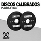 Discos Calibrados Powerlifting 2.5kg Negro (Par) | XMASTER