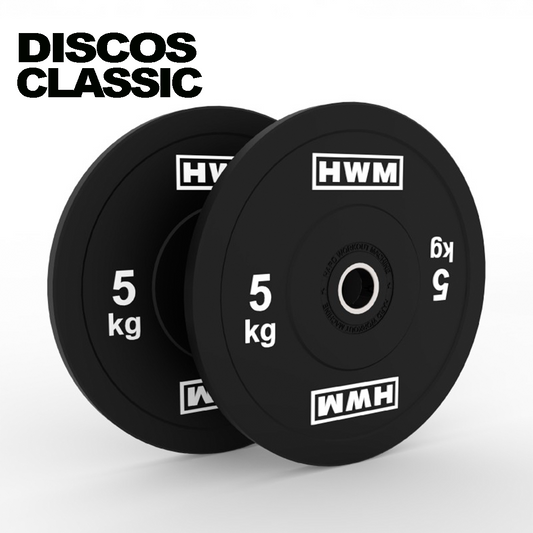 Discos Olímpicos Classic Black 5kg (par)