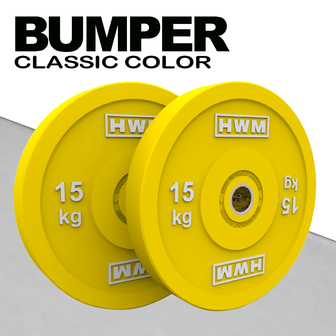 Bumper Plates Classic Color 15kg (Par) | HWM