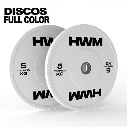 Discos Olimpicos Bumper Full Color 5kg (PAR)