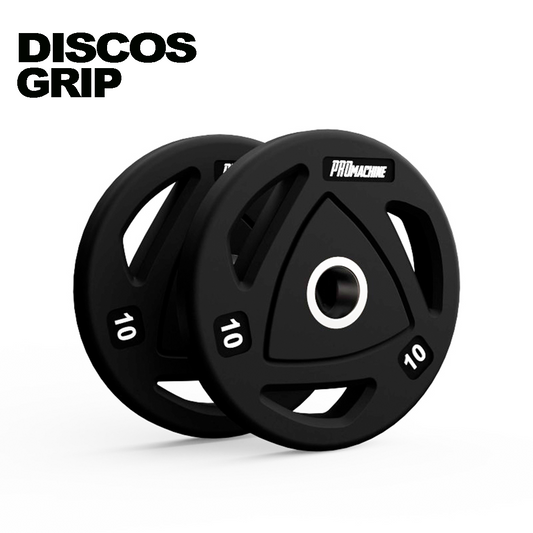 Discos Olímpicos Grip Rubber 10kg (Par)