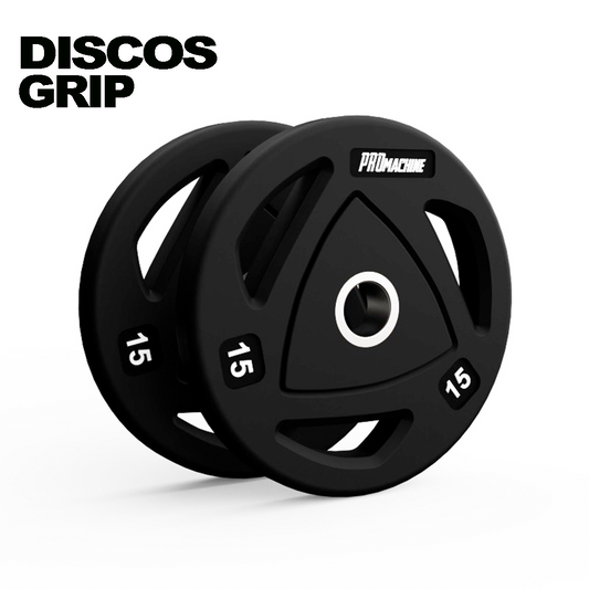 Discos Olímpicos Grip Rubber 15kg (Par)