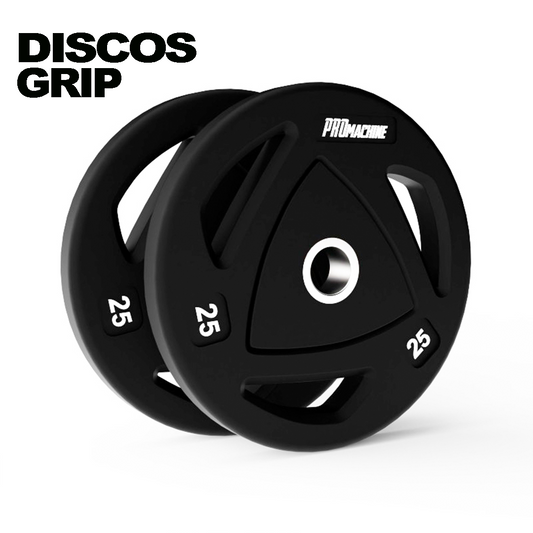 Discos Olímpicos Grip Rubber 25kg (Par)