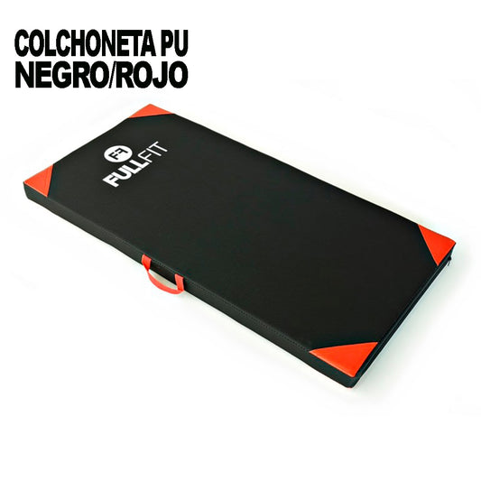 Colchoneta Pu Negro/Rojo 100x50x5cm
