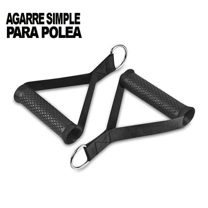 Agarre Manilla Simple de Caucho - Accesorio Polea