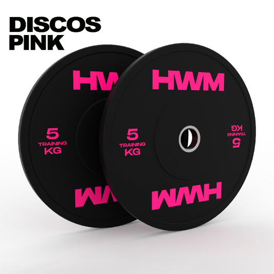 Discos Olímpicos Bumper Pink 5kg (par)