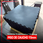 Piso de Caucho Interlock 15mm/1x1mt