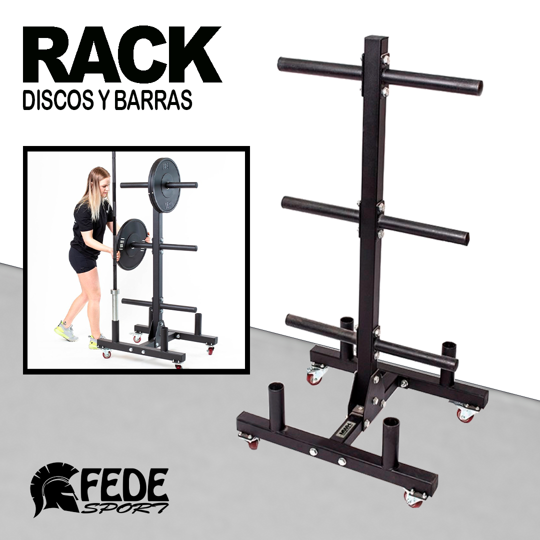 Rack Para Discos Y Barras