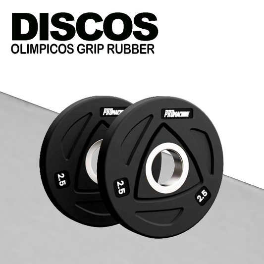 Discos Olímpicos Grip Rubber 2.5kg (Par)