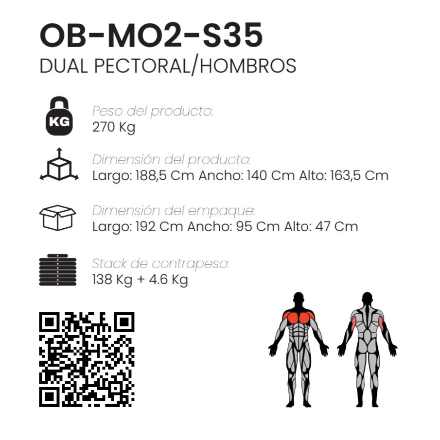 Dual Pectoral/Hombros MO 2.0 | Obelix