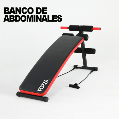 Banco de Abdominales + Bandas de Resistencia