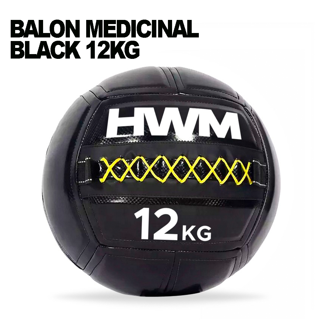 Balón Medicinal 12kg Black Series | HWM