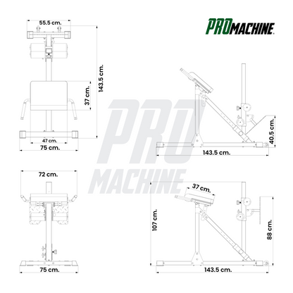 Banco Lumbar GHD ZR