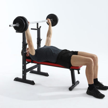 Banco Preolímpico Plegable con Soporte para Fondos