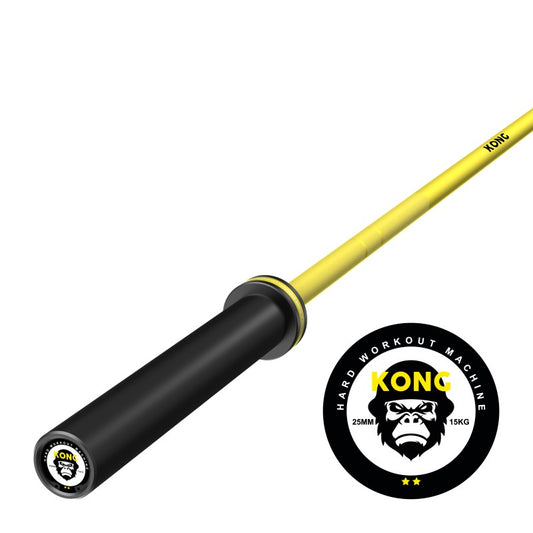 Barra Olímpica Cerakote Amarillo 15kg | KONG