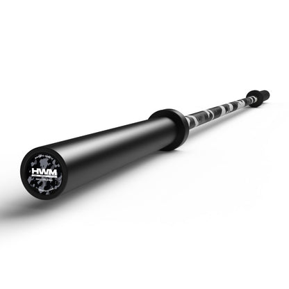 Barra Olímpica Cerakote Black Camo 700lb 20kg | HWM