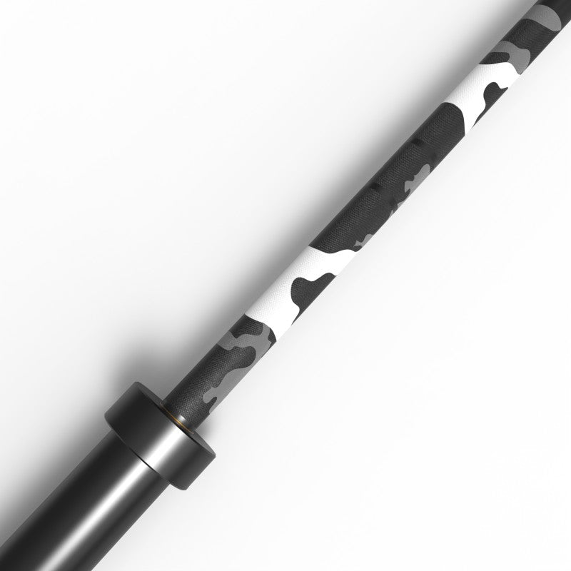 Barra Olímpica Cerakote Black Camo 700lb 20kg | HWM
