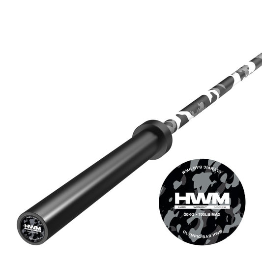 Barra Olímpica Cerakote Black Camo 20kg