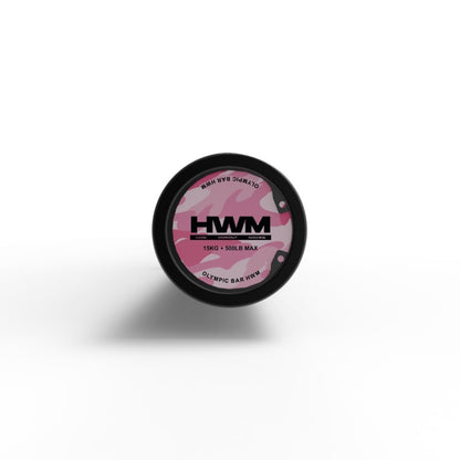 Barra Olímpica Cerakote Pink Camo 500lb 15kg | HWM