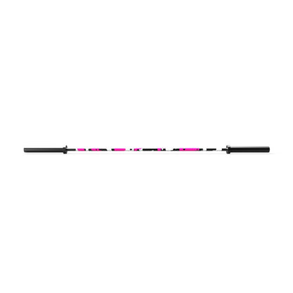 Barra Olímpica Cerakote Pink Camo 500lb 15kg | HWM