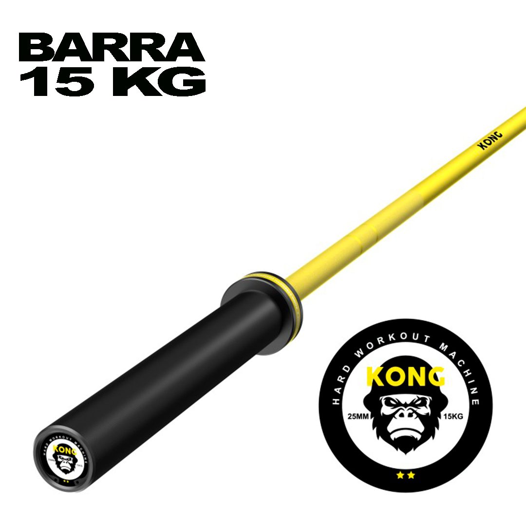 Barra Olímpica Cerakote Amarillo 15kg | KONG