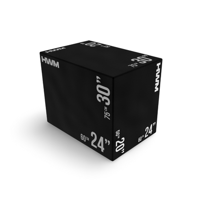 Cajón Pliométrico Acolchado 3 en 1 (75x50x60cm)