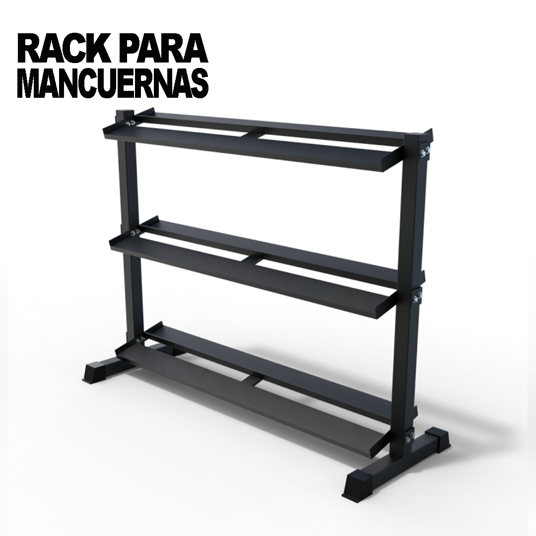 Rack para Mancuernas 3 Niveles Horizontal | HWM
