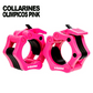 Par Collarines Olímpicos de PVC 50mm Rosado