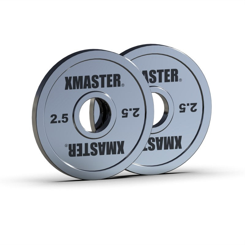 Pack 9kg Discos Fraccionados Chromed Steel - XMASTER