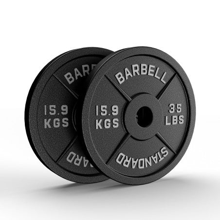 Discos Olímpicos 35lb (Par) | Barbell