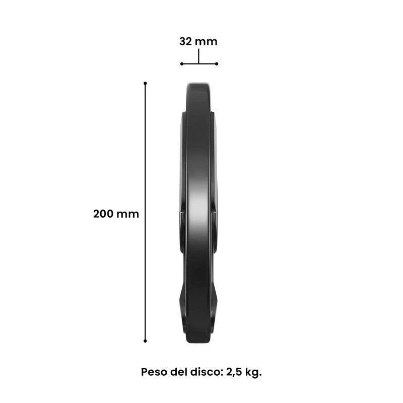 Discos Olímpicos Grip 2.5kg (Par)