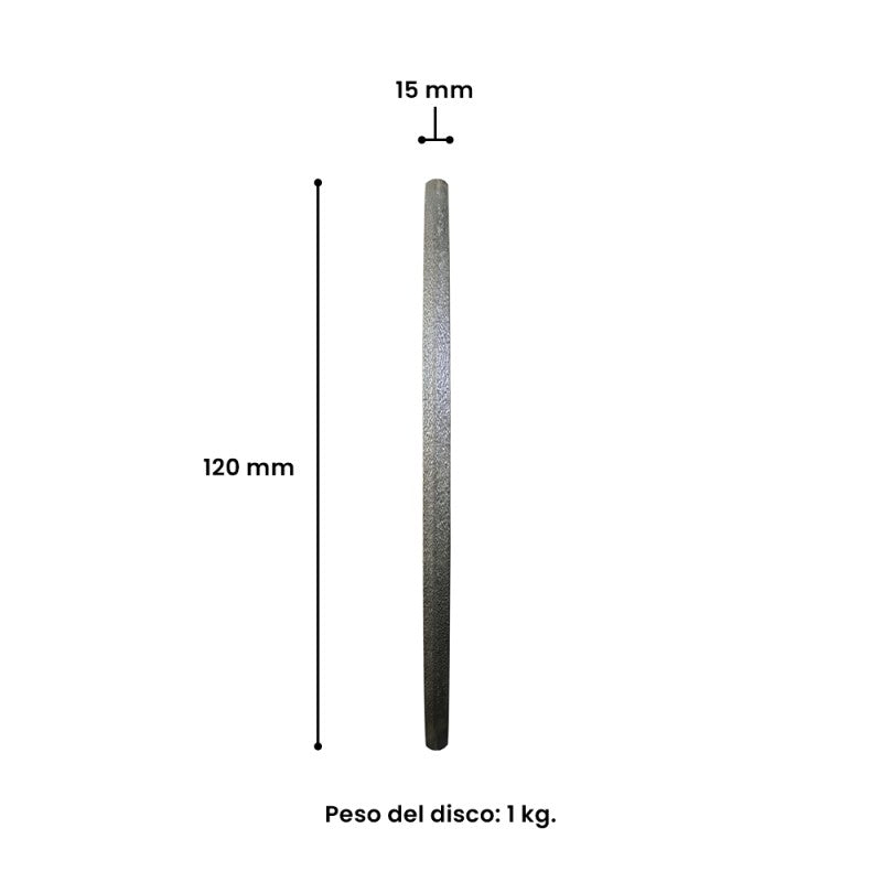 Discos Preolímpicos 1kg (Par) | Barbell