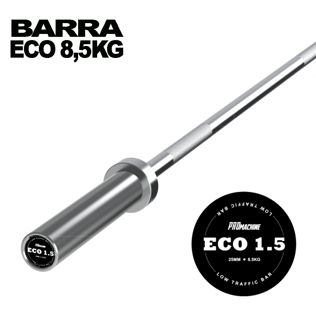 Barra Olímpica 8.5kg 150cm Eco Serie