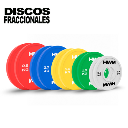 Pack 15kg Discos  Fraccionales | HWM
