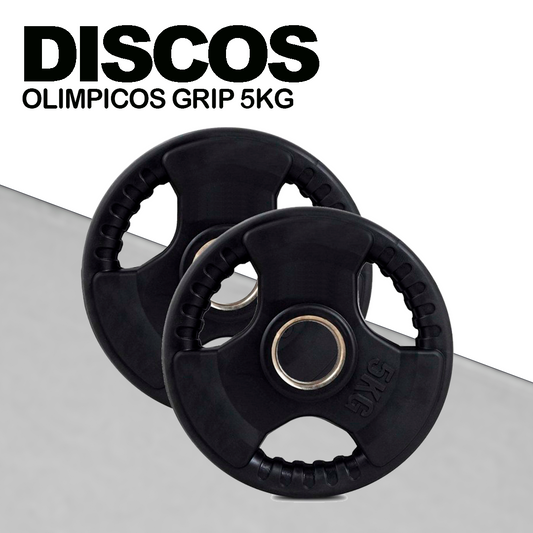Discos Olímpicos Grip 5kg (Par)