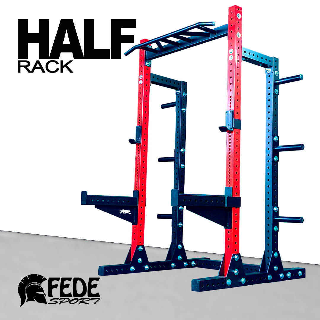 Half Rack - Jaula de Potencia Multigrip - Jaula de Sentadillas - Squat