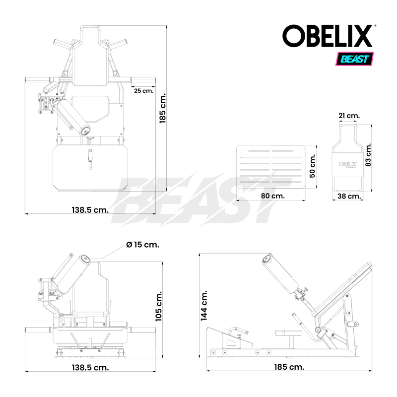 Hip Thrust | Glute Drive Beast | Obelix