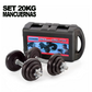 Set Mancuernas 20kg+ Maleta