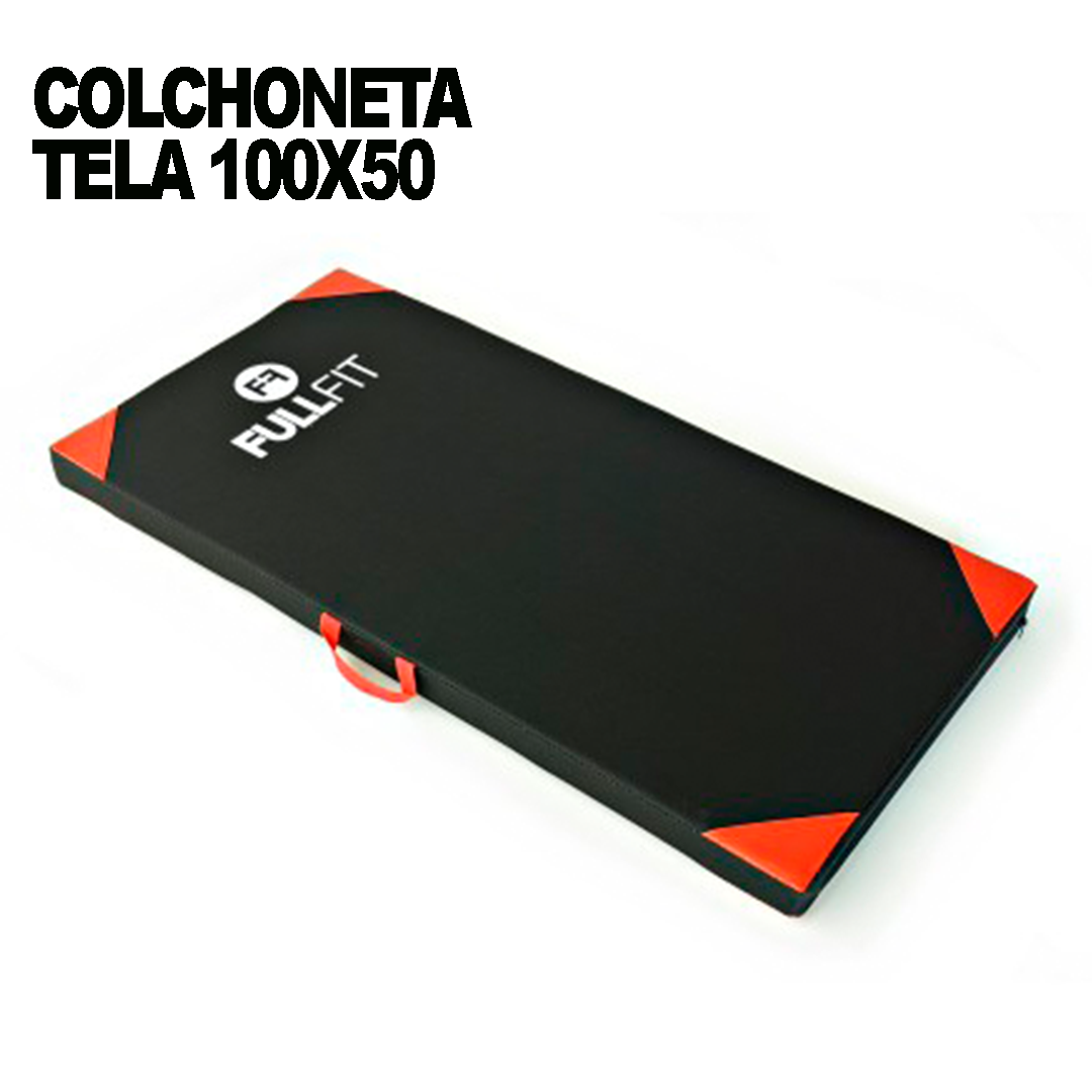 Colchoneta Oxford Negro/Rojo 100x50x5cm | FullFit