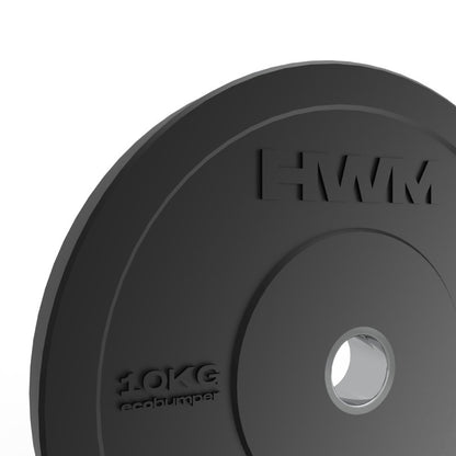 Discos Olímpicos Bumper Black 10kg (par)