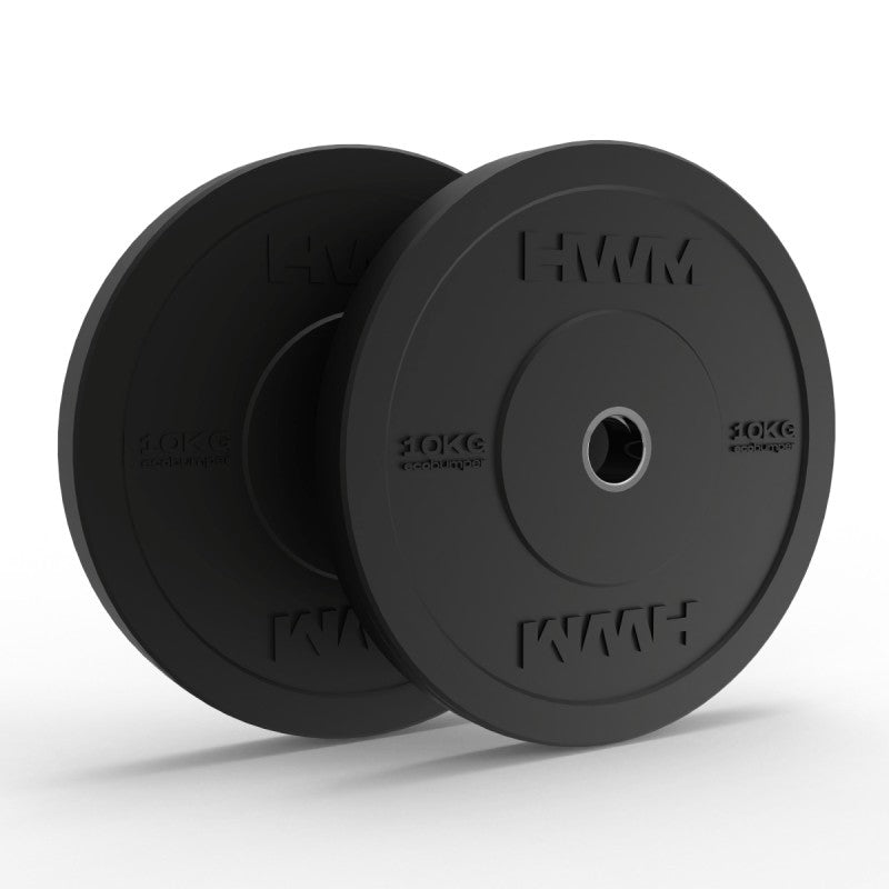 Discos Olímpicos Bumper Black 10kg (par)