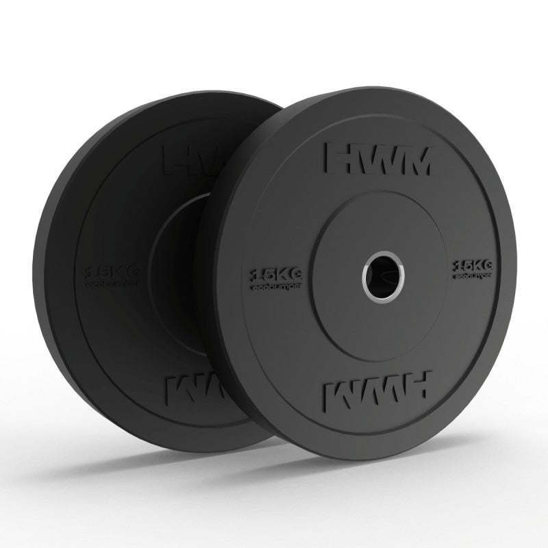 Discos Olímpicos Bumper Black 15kg (par)