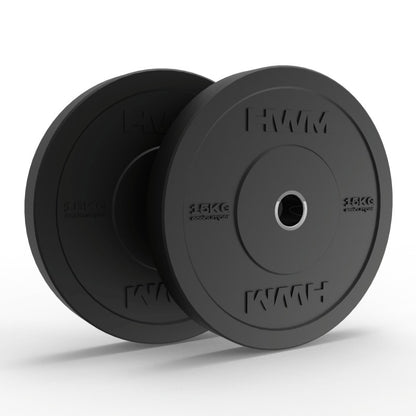 Discos Olímpicos Bumper Black 15kg (par)