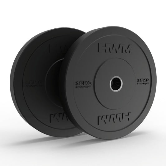 Discos Olímpicos Bumper Black 15kg (par)