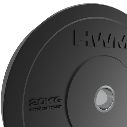 Discos Olímpicos Bumper Black 20kg (par)