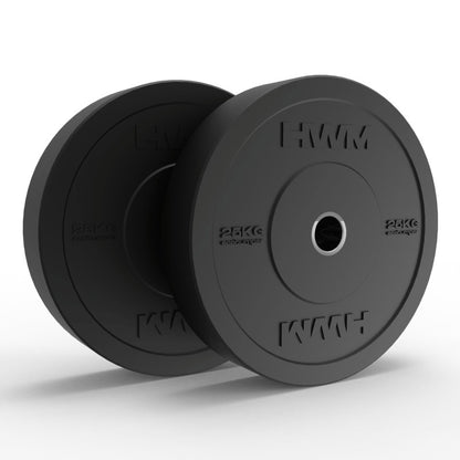 Discos Olímpicos Bumper Black 25kg (par)