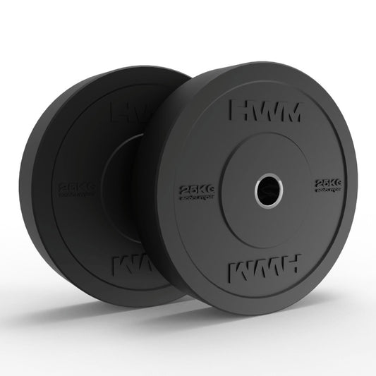 Discos Olímpicos Bumper Black 25kg (par)