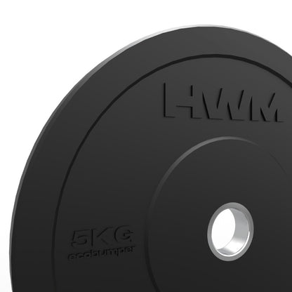 Discos Olímpicos Bumper Black 5kg (par)