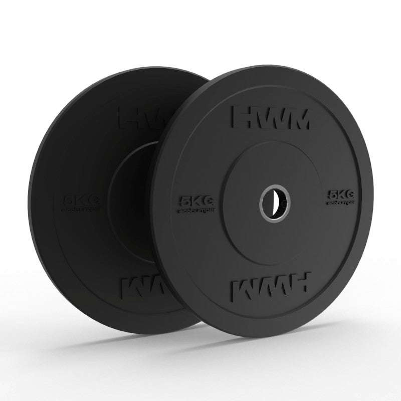 Discos Olímpicos Bumper Black 5kg (par)