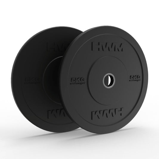 Discos Olímpicos Bumper Black 5kg (par)